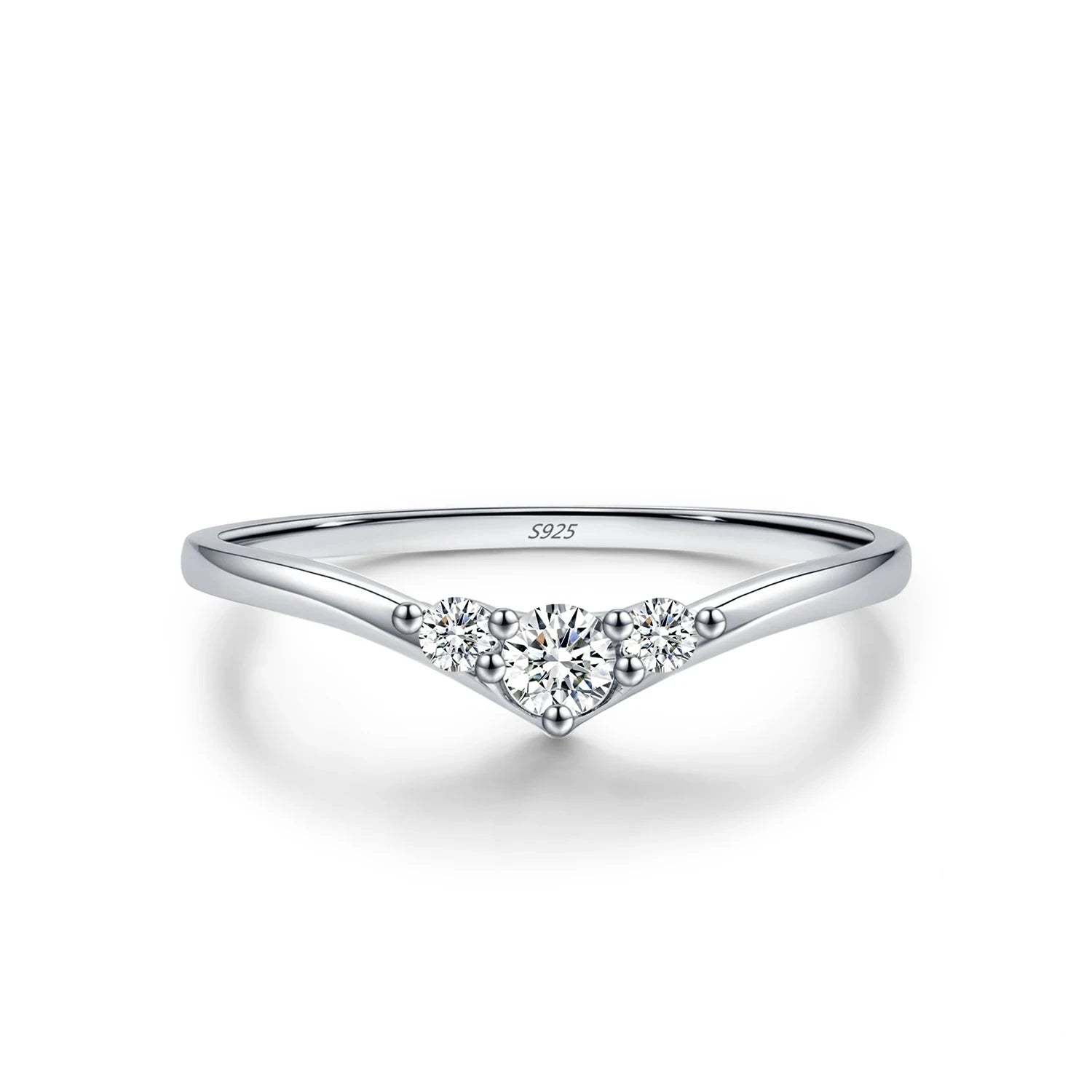 Anel de Eternidade Moissanite Charlott em Prata 925