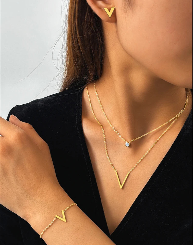 Conjunto Charlott de Jóias Vitorina
