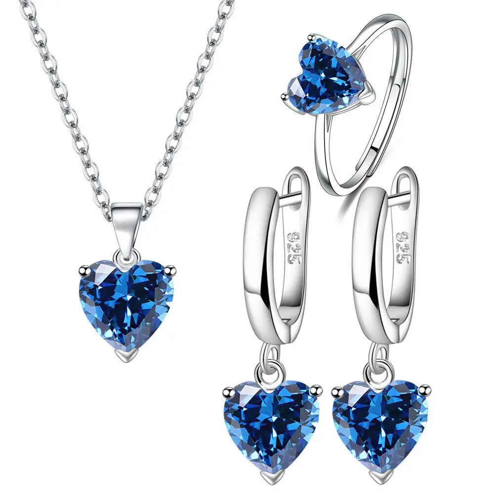Conjunto de Joias Charlott Zurique em Prata 925