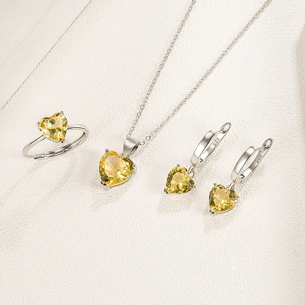 Conjunto de Joias Charlott Zurique em Prata 925