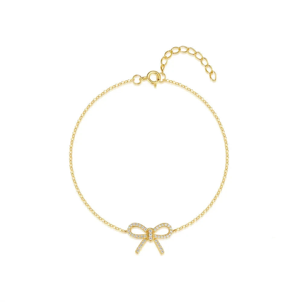 Pulseira Charlott Coração Oco em Prata 925 com Zircão