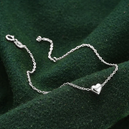 Pulseira Charlott Coração em Prata Esterlina 925
