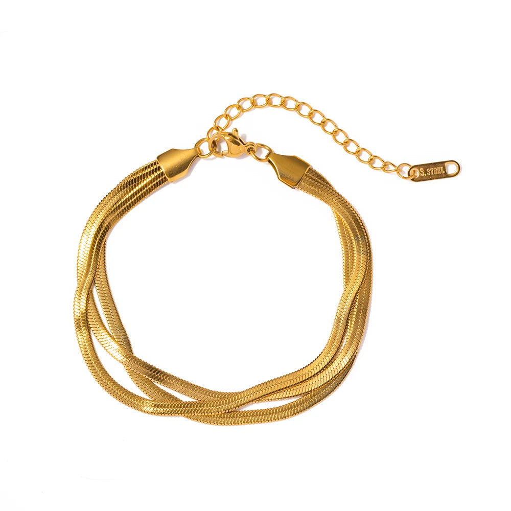 Pulseira Charlott Lumina Banhada a Ouro 18K