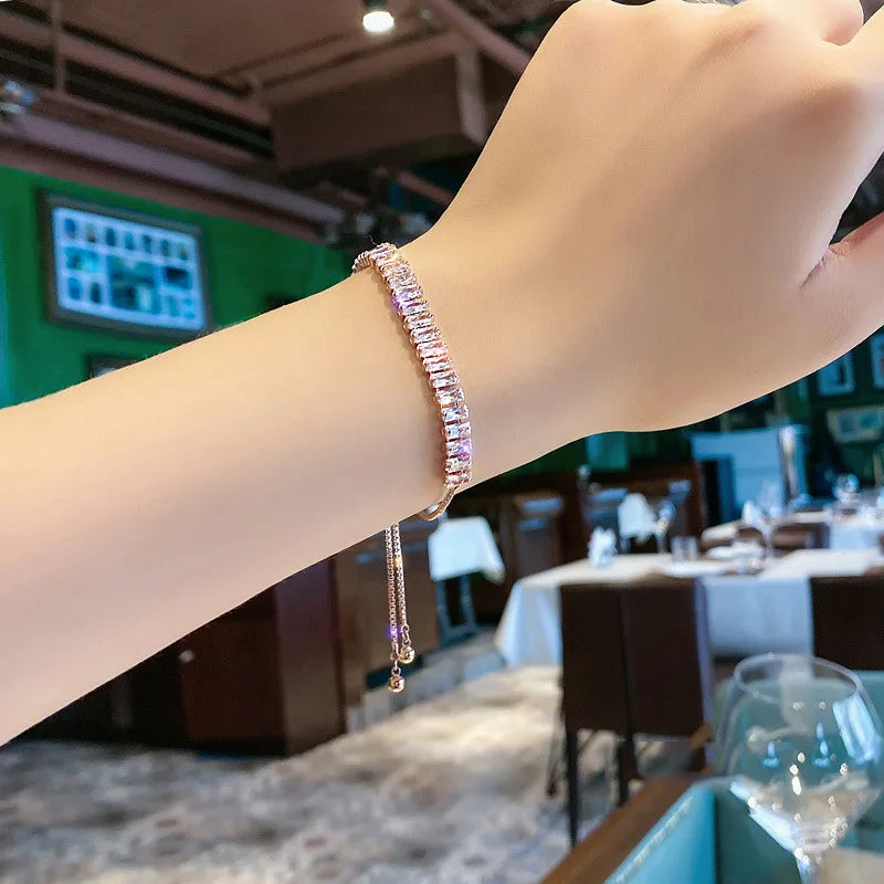 Pulseira Charlott de Zircão Brilhante