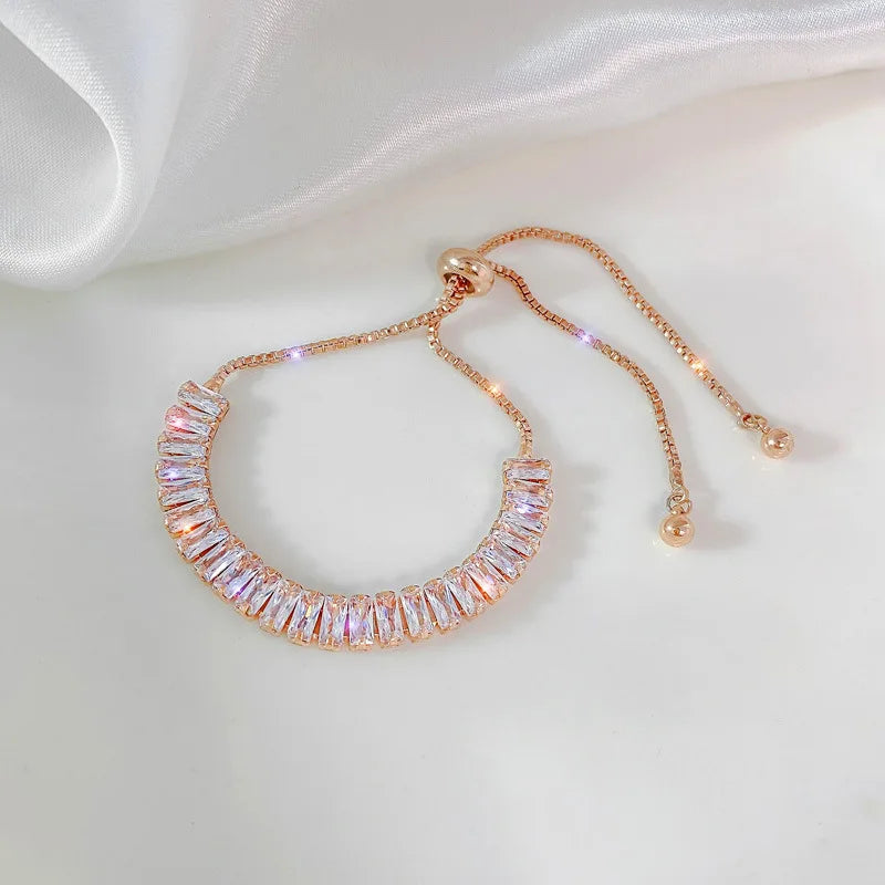 Pulseira Charlott de Zircão Brilhante