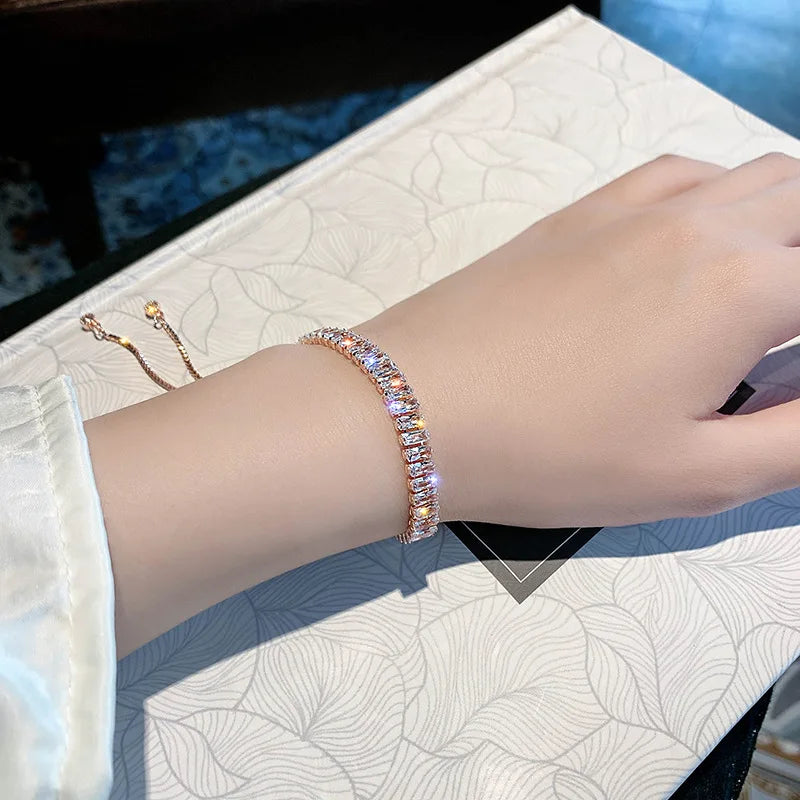 Pulseira Charlott de Zircão Brilhante