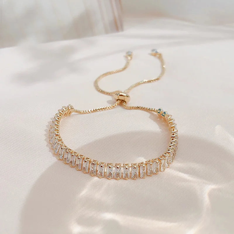 Pulseira Charlott de Zircão Brilhante