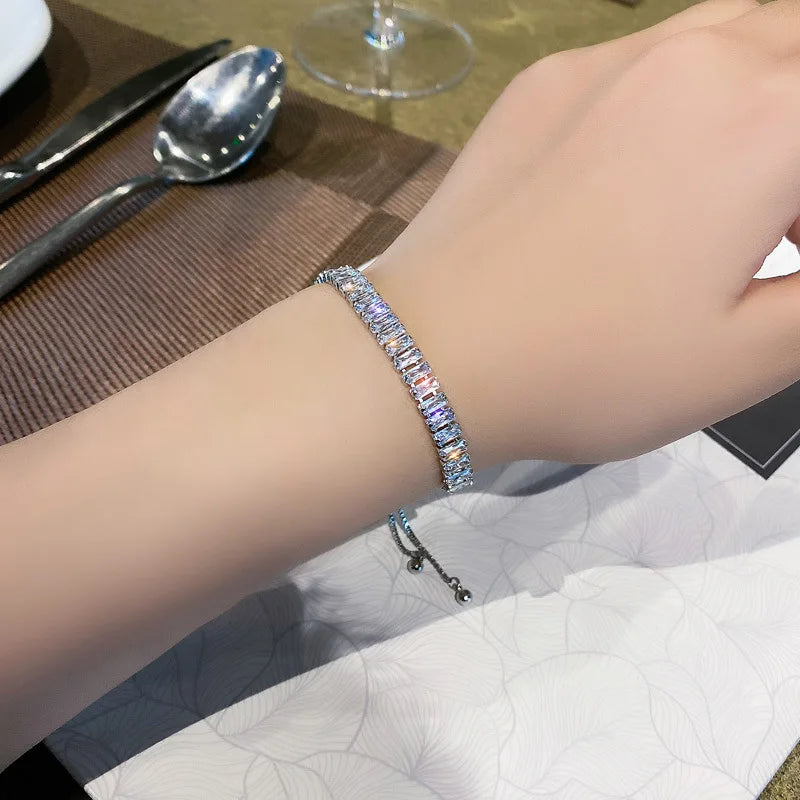 Pulseira Charlott de Zircão Brilhante